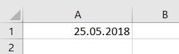 Excel Datum - Statisch